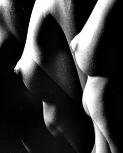 Großer großformatiger weiblicher Akt im Vintage-Stil, signiert von Jack Mitchell