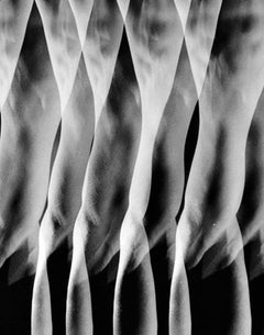 Großformatiger männlicher Akt in mehreren Belichtungen im Vintage-Stil, signiert von Jack Mitchell