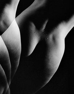 Nudo maschile a esposizione multipla vintage di grande formato, firmato da Jack Mitchell