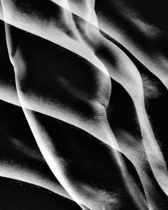 Nudo maschile a esposizione multipla vintage di grande formato, firmato da Jack Mitchell