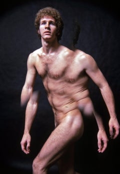 Leland Schwantes multiple exposure nude, signed by Jack Mitchell