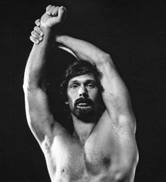 Male model 'Brahm' photographed for After Dark, signed by Jack Mitchell