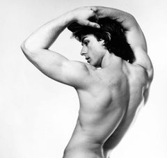 Male model Brian Destazio, nude, signed by Jack Mitchell