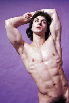Mannequin masculin Brian Destazio, nu, signé par Jack Mitchell
