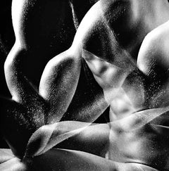 männlicher Akt aus der Serie Numbered Nudes, signierter Ausstellungsdruck mit mehreren Belichtungen