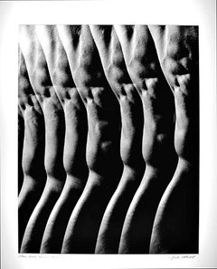 Vintage Male Nude from Numbered Nudes Series, multiple exposure signed exhibition print