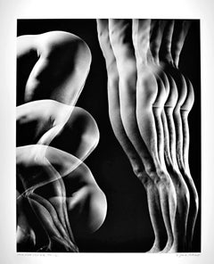 Male Nude from Numbered Nudes Series, multiple exposure signed exhibition print