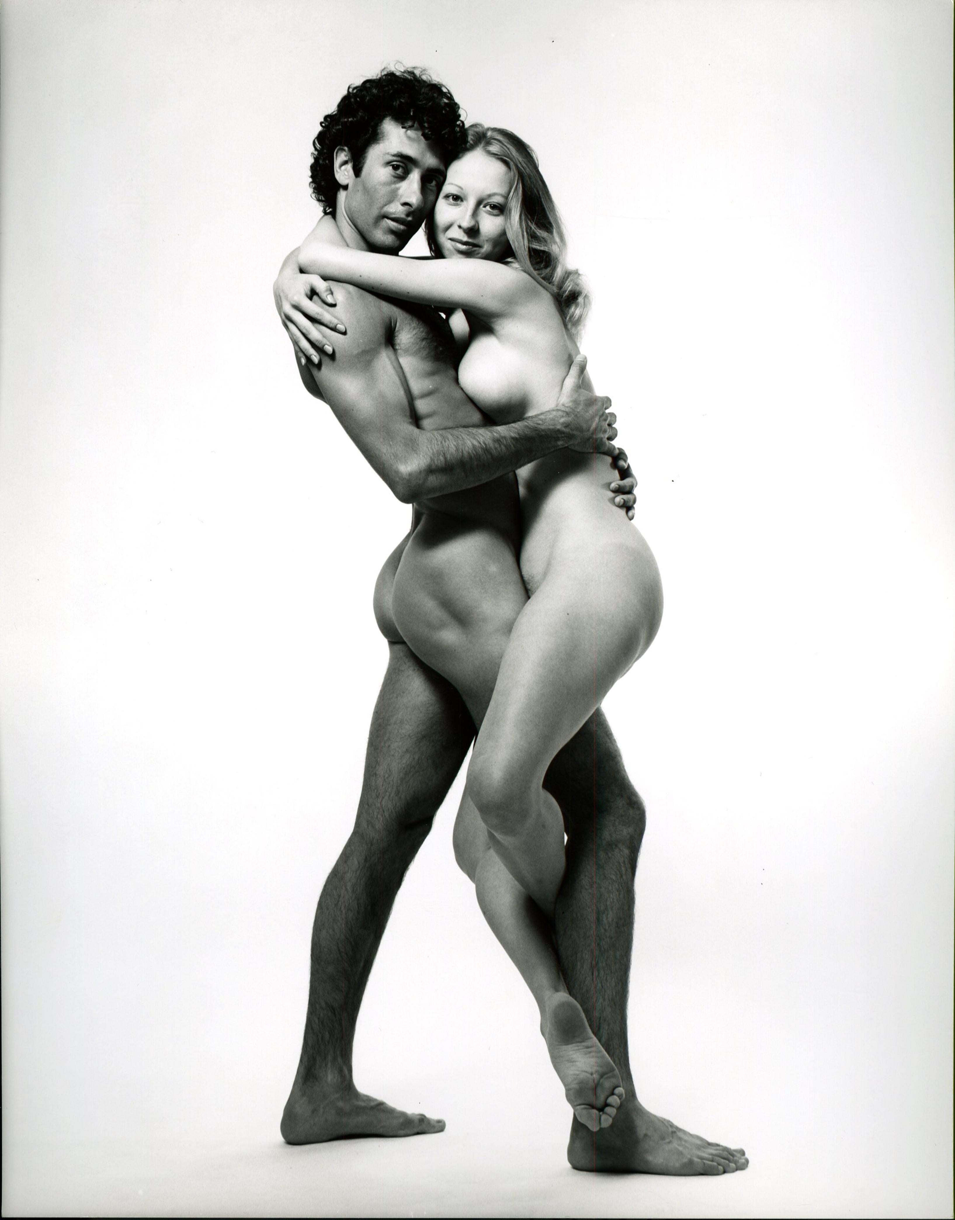 Jack Mitchell Nude Photograph - Marcus and Debbie Williamson photographed nude for 'After Dark' magazine