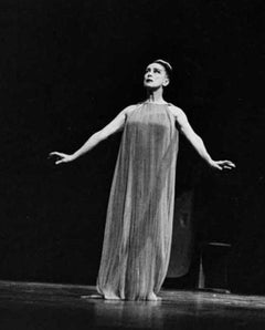 Martha Graham y Bertram Ross en "Fedra", firmado por Jack Mitchell