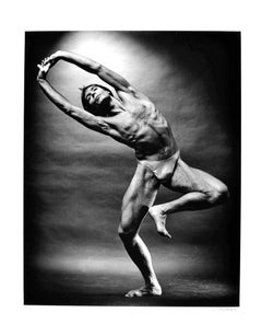 Tim Wengard, danseuse de Martha Graham, estampe d'exposition signée