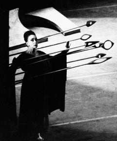 Martha Graham, performing "Judith", signed by Jack Mitchell
