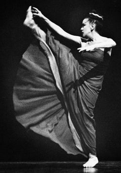 Martha Graham performing "Phaedra", signed by Jack Mitchell