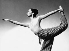 Merce Cunningham Company dancer Carolyn Brown, signed by Jack Mitchell