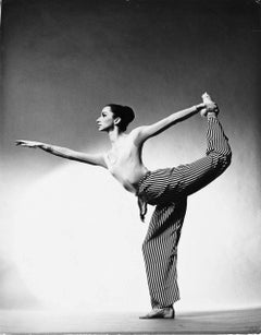 Merce Cunningham Company dancer Carolyn Brown, signed by Jack Mitchell