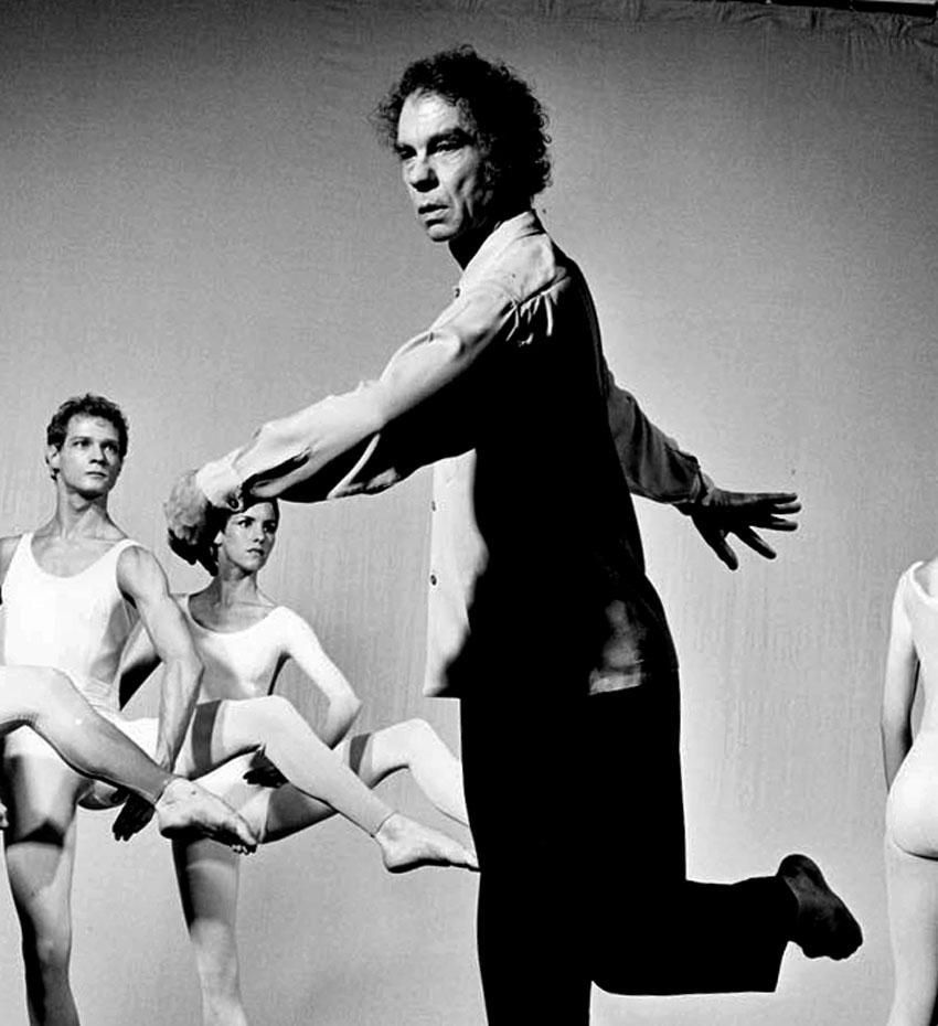 Merce Cunningham Performing with his Dance Company - Photograph by Jack Mitchell