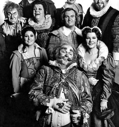 MET Opera Opera Falstaff Cast for Opera News cover signed by Jack Mitchell