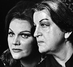MET Opera singers Katherine Kubick and Astrid Varnay, signed by Jack Mitchell