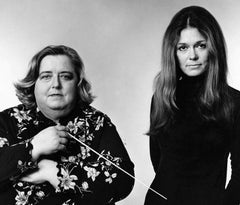 Metropolitan Opera conductor Sarah Caldwell and feminist/author Gloria Steinem