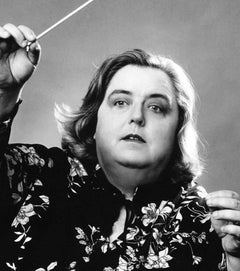 Metropolitan Opera conductor Sarah Caldwell, signed by Jack Mitchell