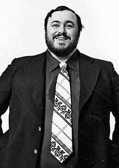 Metropolitan Opera Italian Operatic Tenor Luciano Pavarotti