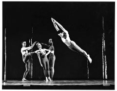 Murray Louis Dance Company performance, signed by Jack Mitchell