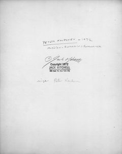 Ritratto del musicista Peter Kaukonen per la rivista After Dark firmato da Jack Mitchell