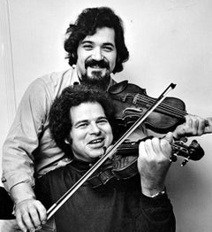 Musiker und Freunde Itzak Perlman und Pinchas Zukerman