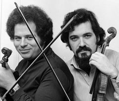 Musiker und Freunde Itzak Perlman und Pinchas Zukerman