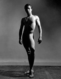 New York City Ballet dancer Frank Ohman nude, signed by Jack Mitchell