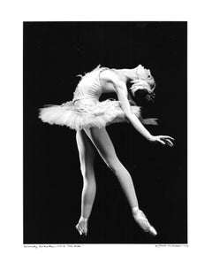 Vintage New York City Ballet Dancer Wendy Whelan in 'Swan Lake' signed by Jack Mitchell