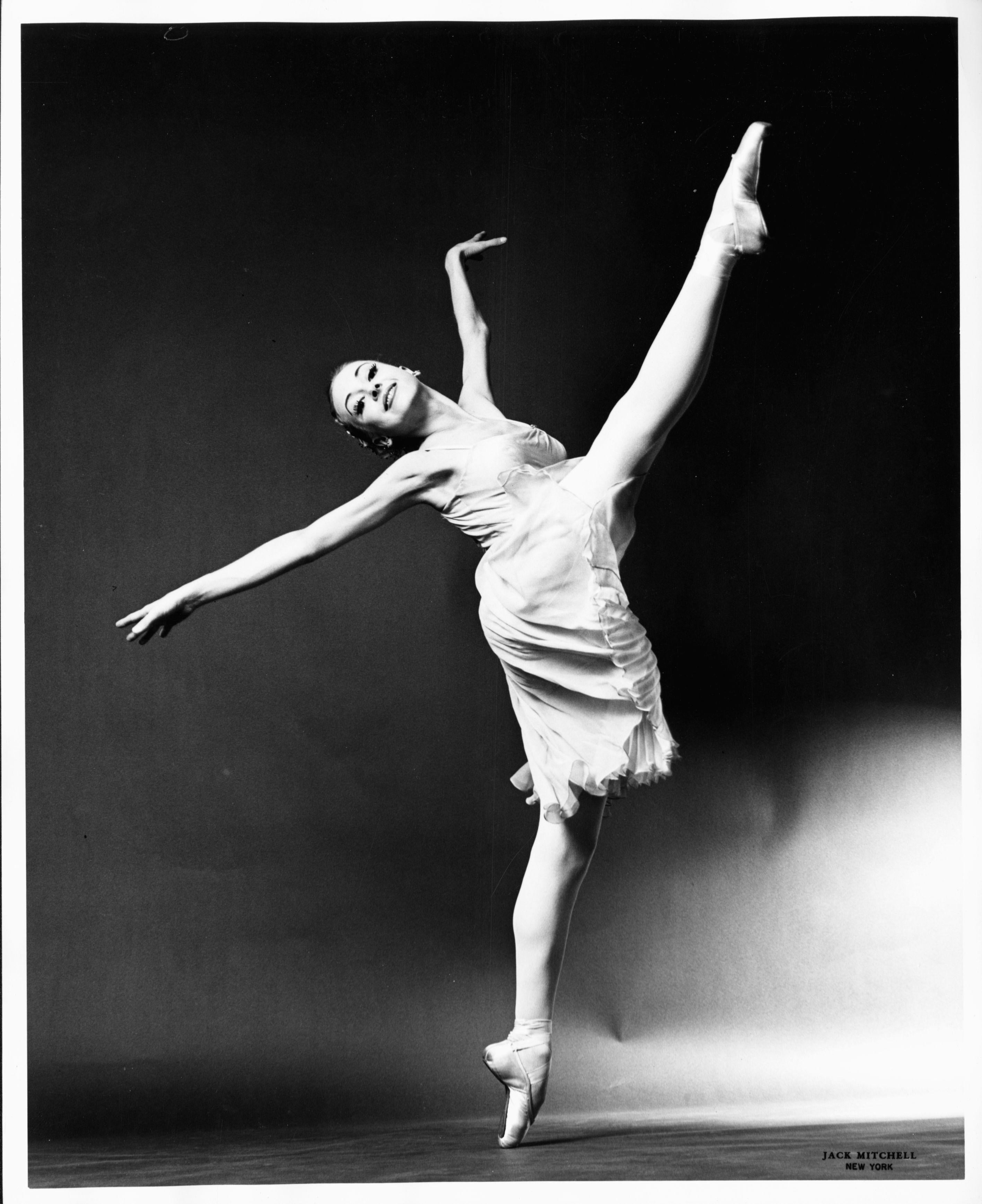 Jack Mitchell Black and White Photograph - New York City Ballet Principal Dancer Suki Schorer