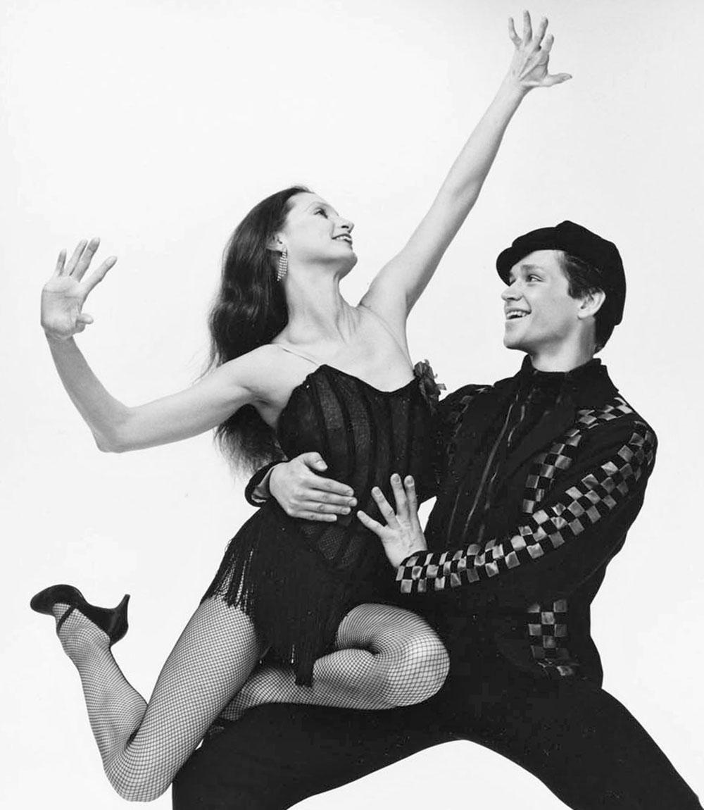 New York City Ballet principal dancers Suzanne Farrell and Joseph Duell  - Photograph by Jack Mitchell