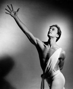 NYC Ballet dancer Peter Boal performing 'Apollo', Signed by Jack Mitchell