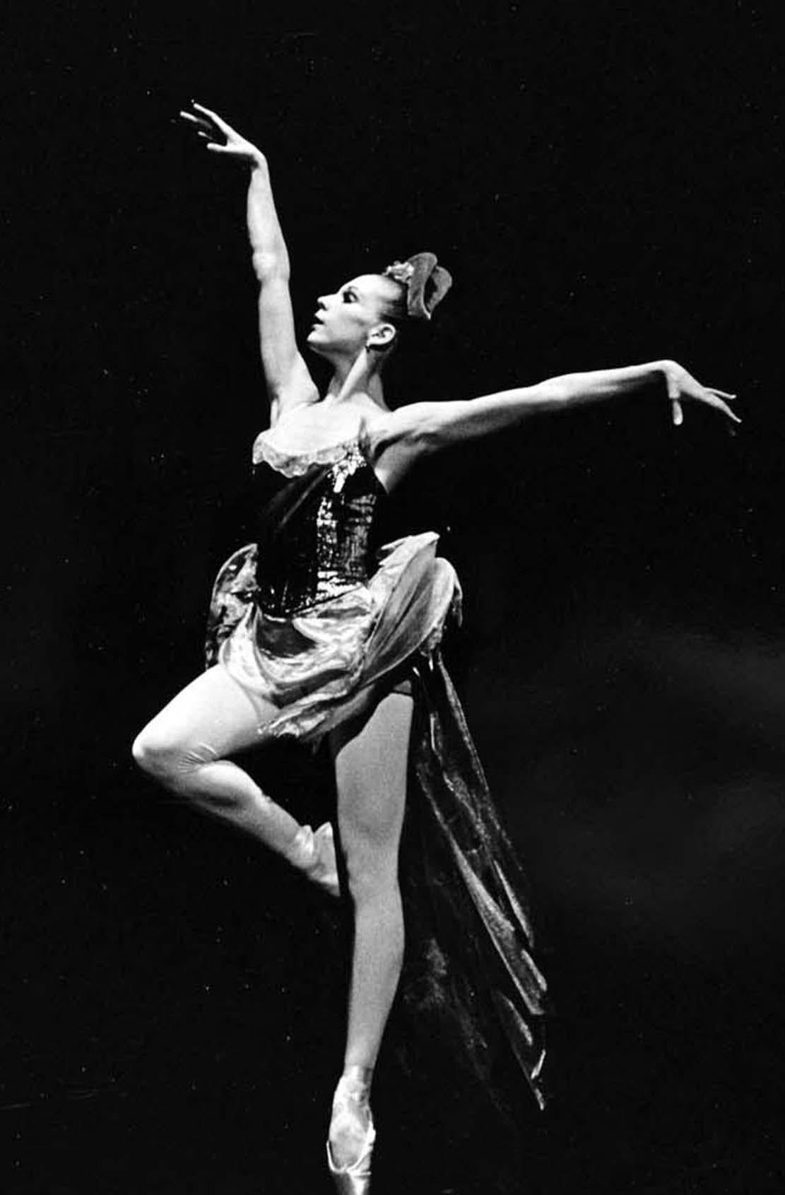 La ballerina del NYCB Gelsey Kirkland che si esibisce in 