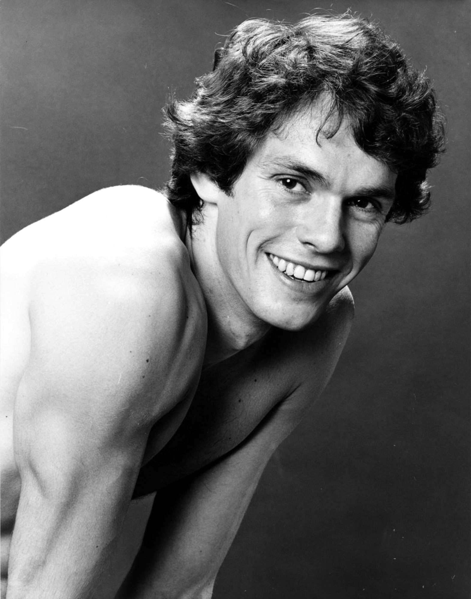Jack Mitchell Nude Photograph - Olympic Gold Medal winning British figure skater John Curry, signed by Mitchell