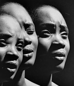 Opera singer Barbara Hendricks performing, Multiple Exposure
