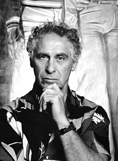 Painter Alfred Leslie, signed by Jack Mitchell