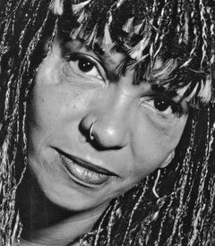 Playwright/Poet Ntozake Shange, signed by Jack Mitchell