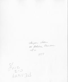 Pop Artist Jasper Johns at the Whitney Museum exhibition of his work