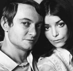 Pop Artist Roy Lichtenstein & wife Dorothy, signed by Jack Mitchell