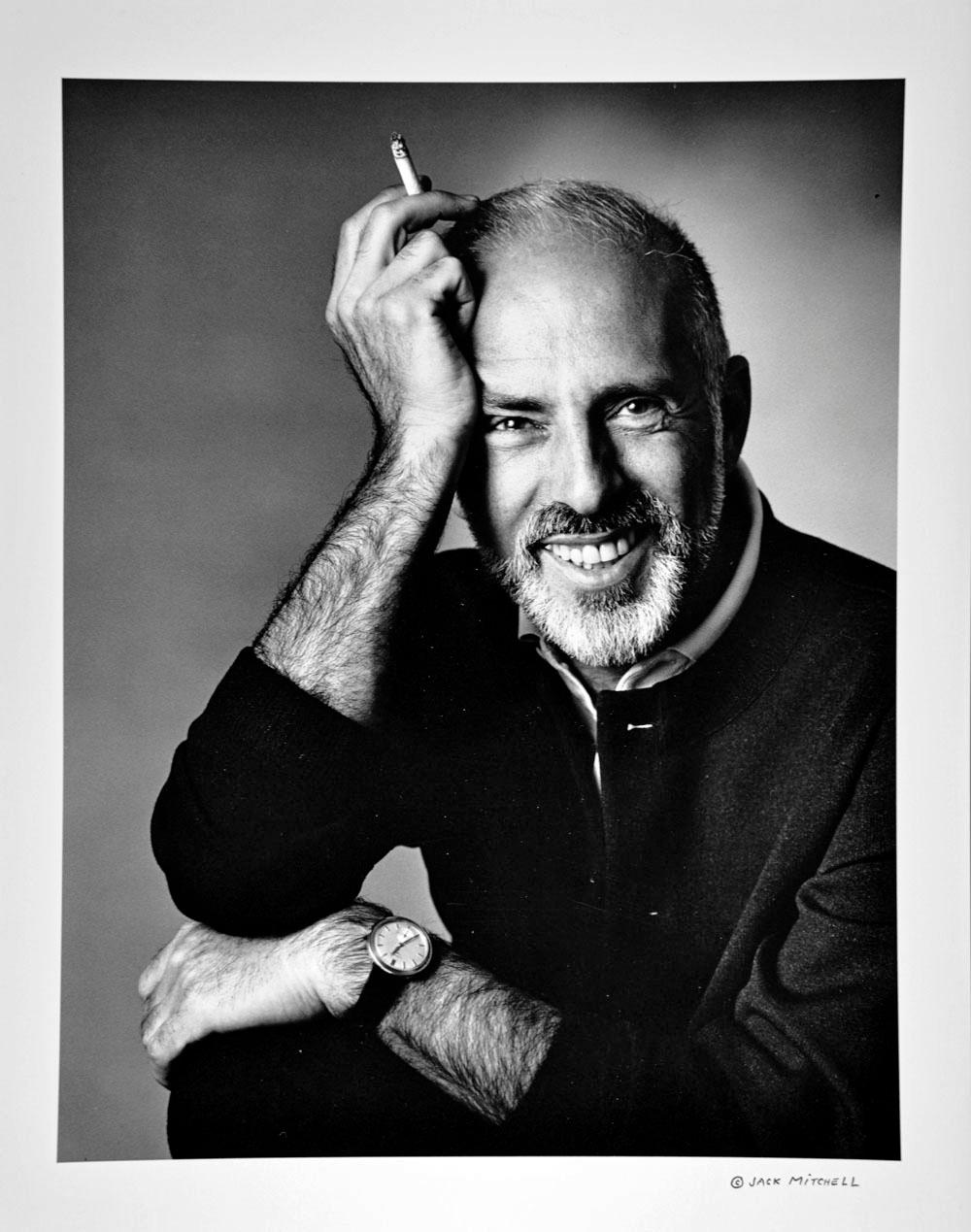 Producer/director/choreographer Jerome Robbins, signed by Jack Mitchell