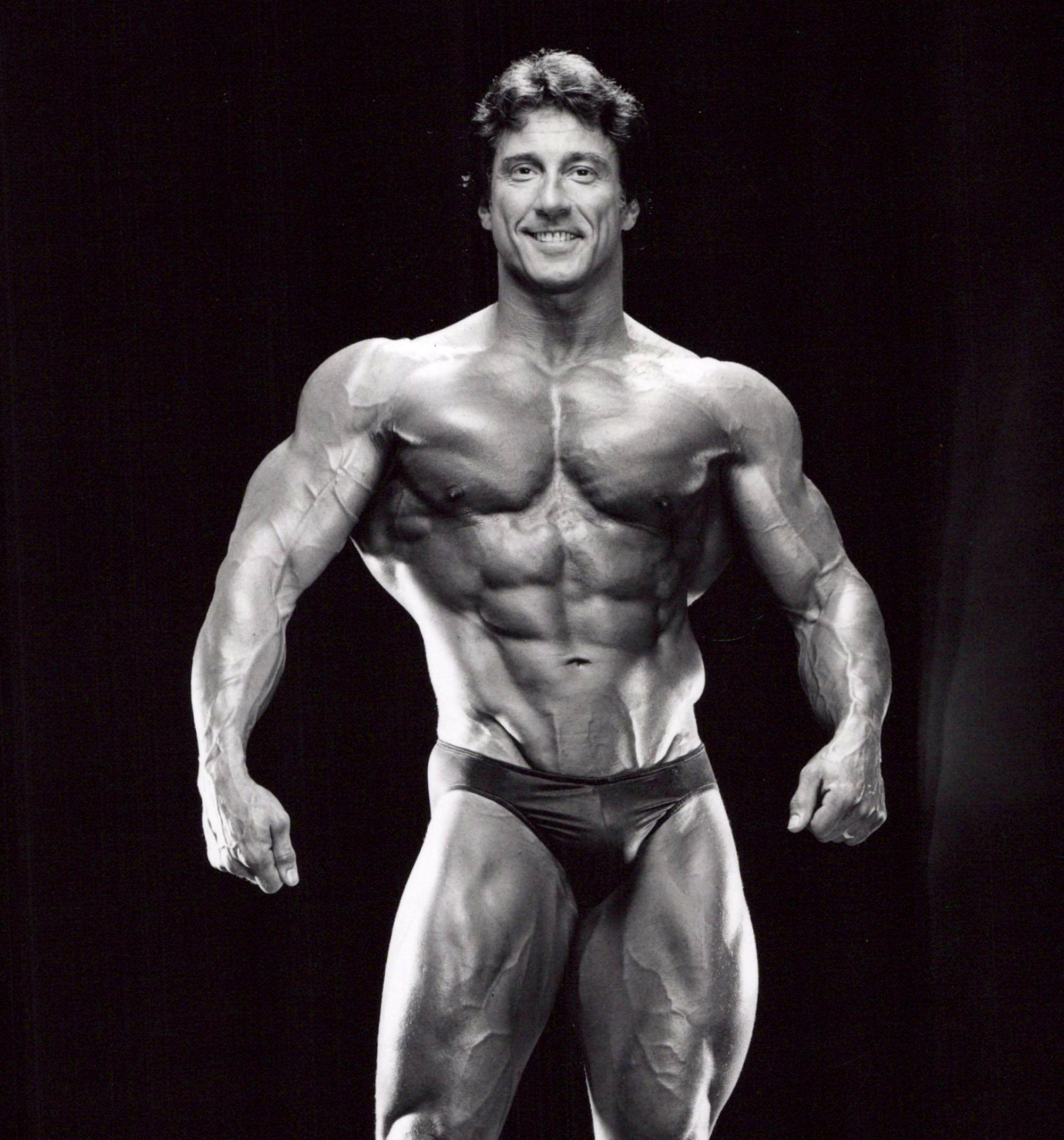 Professional Bodybuilder and three time Mr. Olympia winner Frank Zane - Photograph by Jack Mitchell