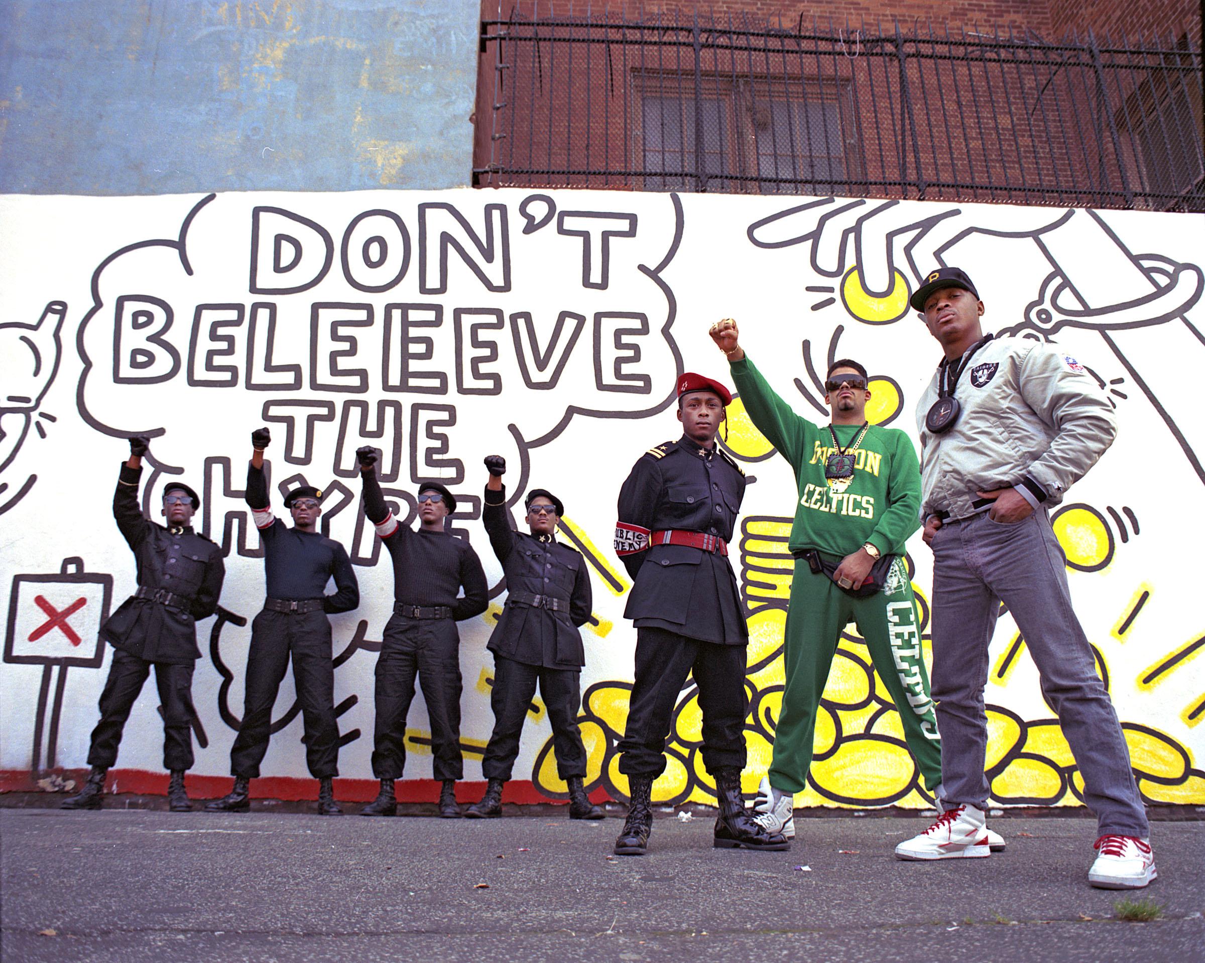 Jack Mitchell Color Photograph - Public Enemy 'Don't Believe the Hype', Color 17 x 22" Exhibition Photograph