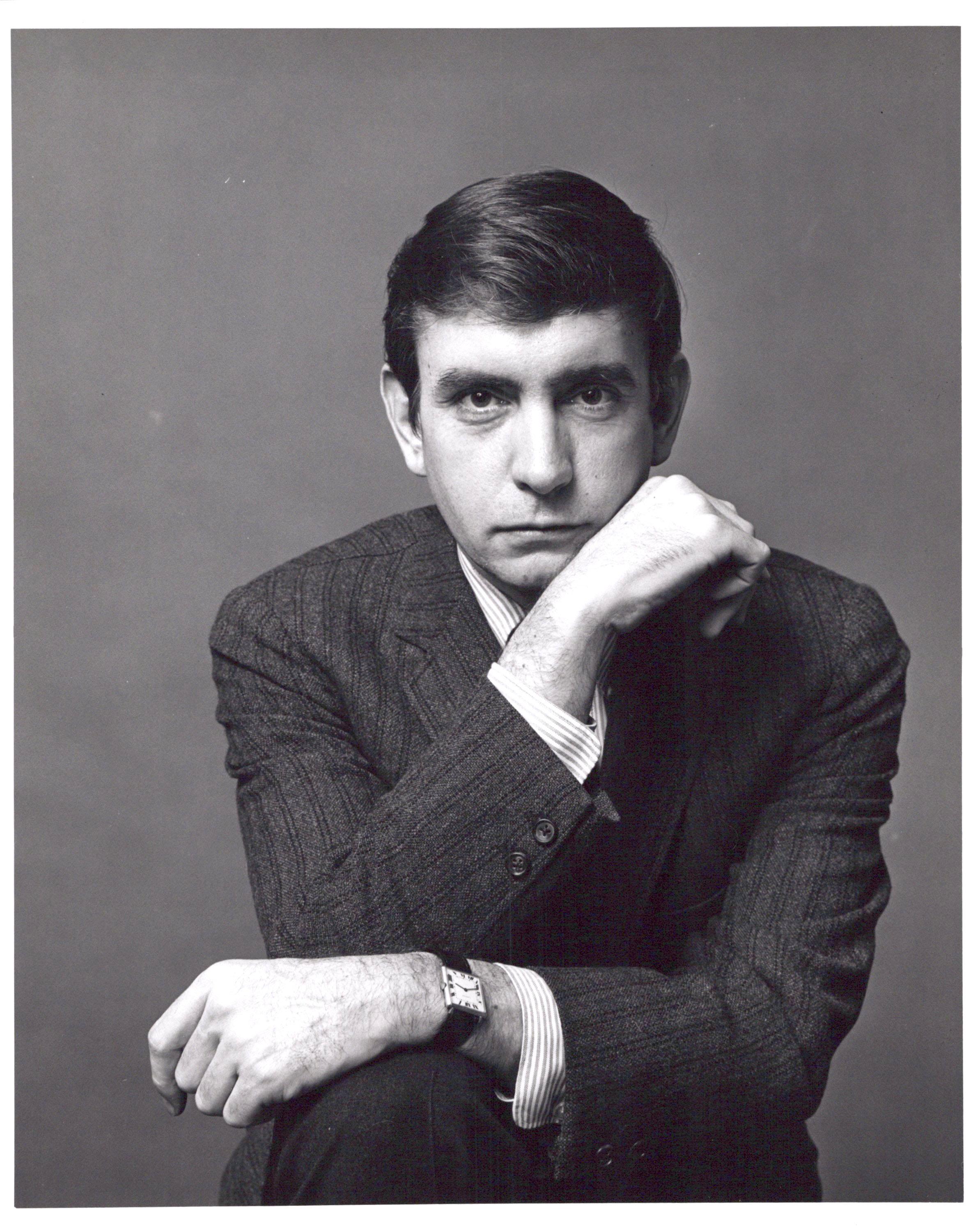 Black and White Photograph di Jack Mitchell - Il drammaturgo premio Pulitzer Edward Albee