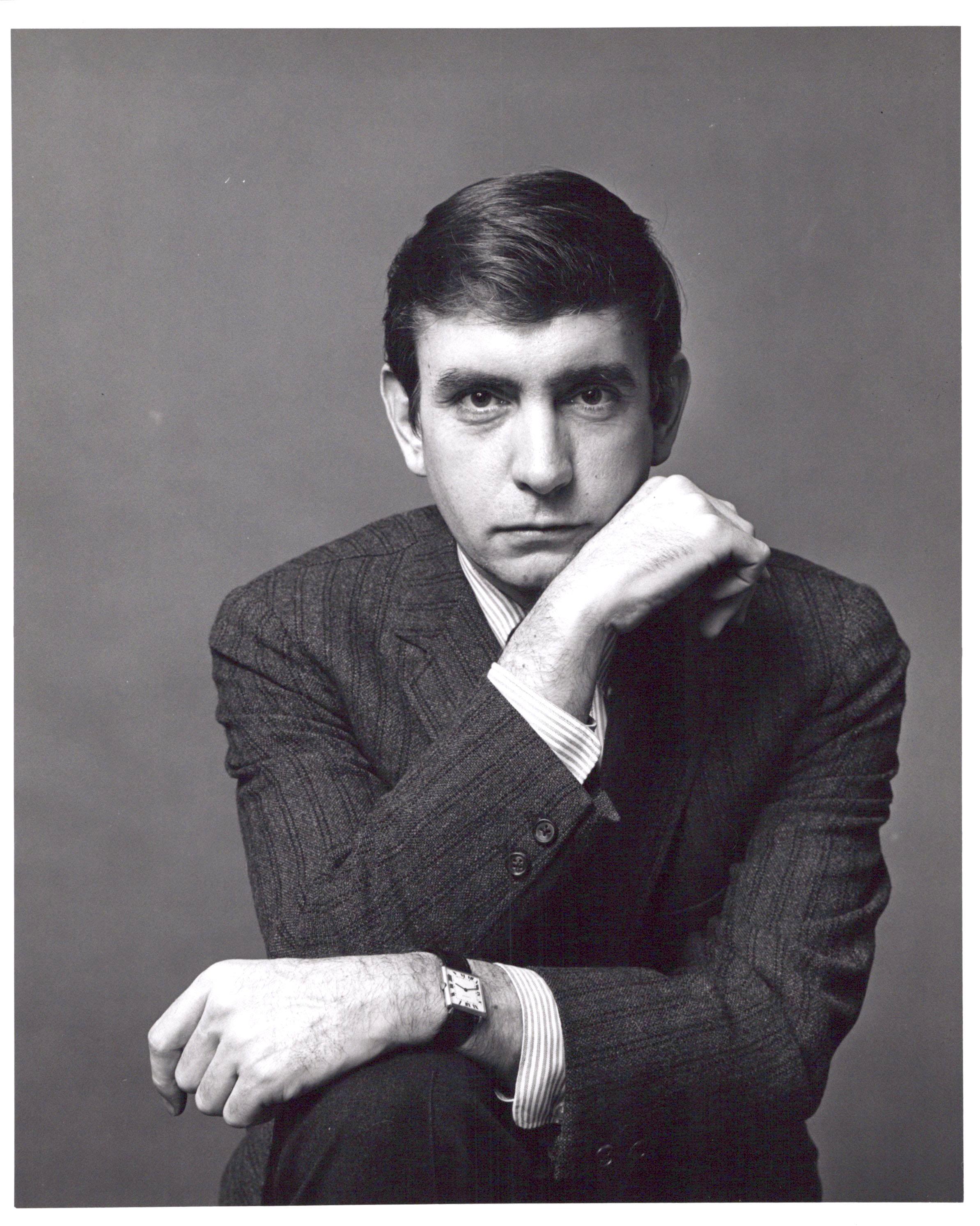 Jack Mitchell Black and White Photograph - Pulitzer prize-winning playwright Edward Albee