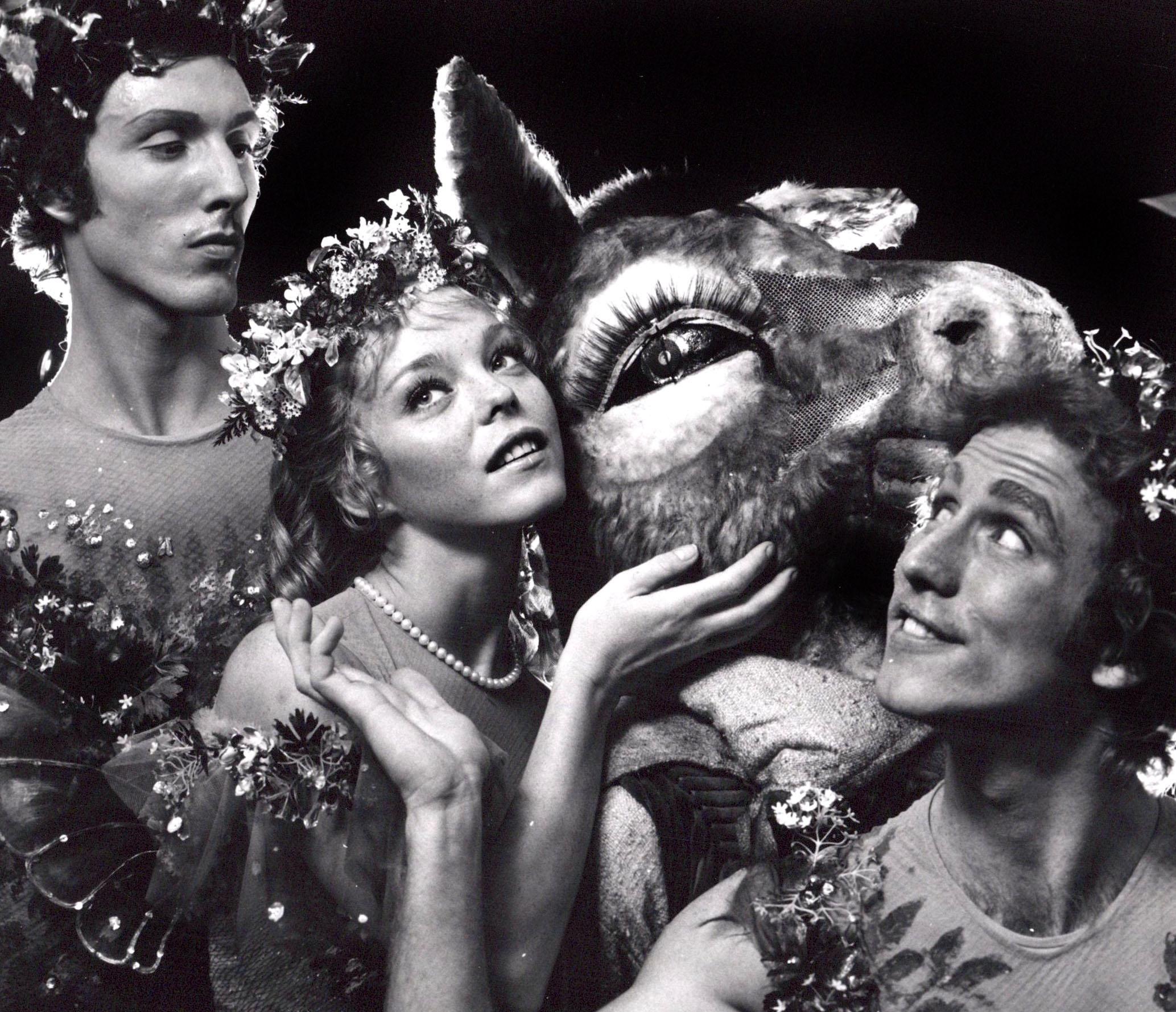 Rebecca Wright,  Burton Taylor & Russell Sultzbach in Joffrey Ballet's 'Dream' - Photograph by Jack Mitchell