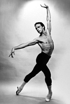 Royal Ballet dancer Anthony Dowell, signed by Jack Mitchell