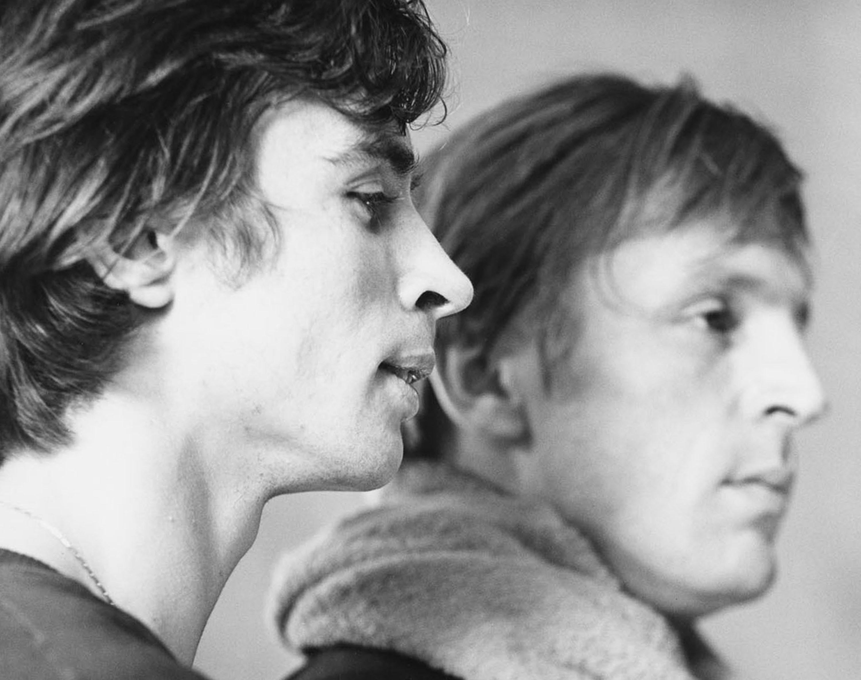 Rudolf Nureyev and Erik Bruhn photographed rehearsing, January 20, 1962 - Photograph by Jack Mitchell