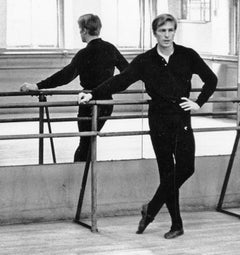 Rudolf Nureyev and Erik Bruhn rehearsing in NYC