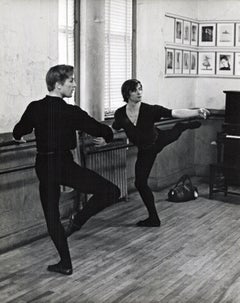 Rudolf Nureyev and Erik Bruhn rehearsing in NYC